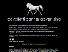Tablet Screenshot of banners.cavalletti.com.au