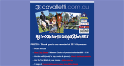 Desktop Screenshot of dreamhorse.cavalletti.com.au